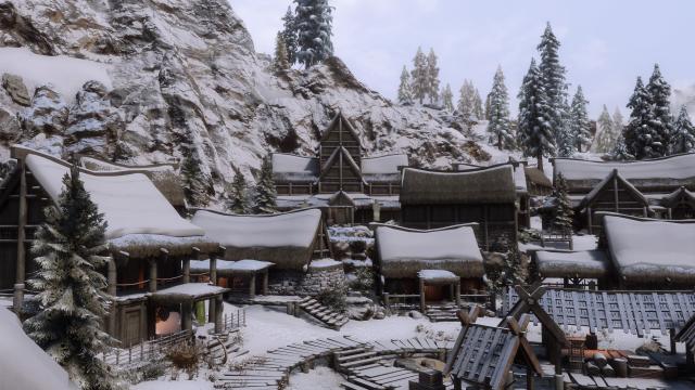 True Nordic Farmhouses (2K - 4K) для Skyrim SE-AE