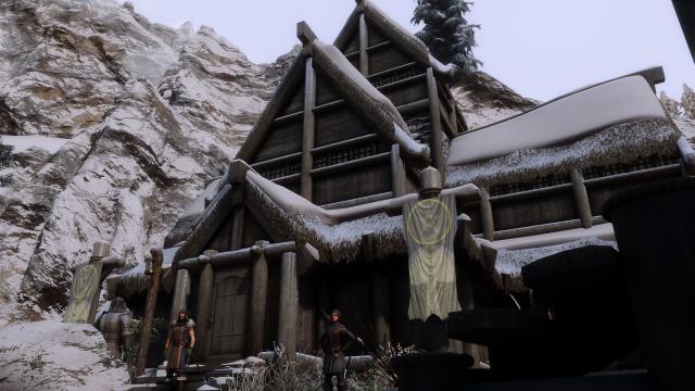 True Nordic Farmhouses (2K - 4K) для Skyrim SE-AE