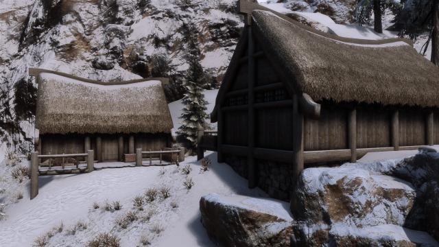 True Nordic Farmhouses (2K - 4K) для Skyrim SE-AE