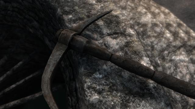 Ретекстура скандинавської кирки / 4K Nordic Pickaxe для Skyrim SE-AE