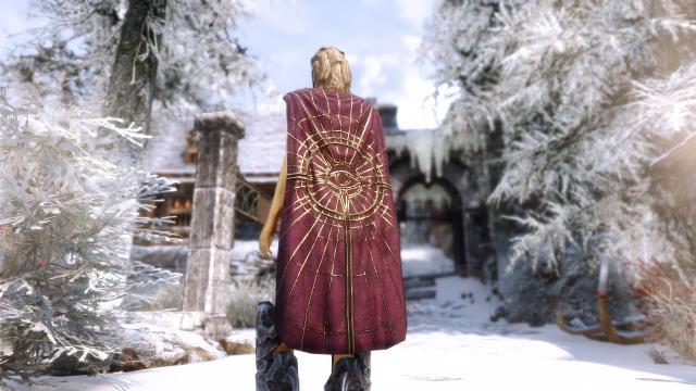 Ретекстур плащів із мода Cloaks Of Skyrim / Cloaks Of Skyrim Retextured SE для Skyrim SE-AE