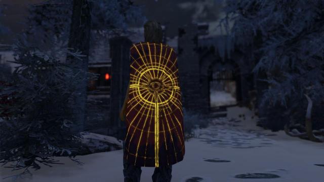 Ретекстур плащів із мода Cloaks Of Skyrim / Cloaks Of Skyrim Retextured SE для Skyrim SE-AE