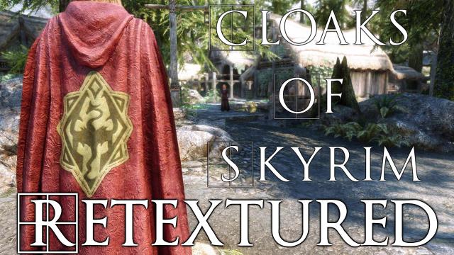 Ретекстур плащів із мода Cloaks Of Skyrim / Cloaks Of Skyrim Retextured SE