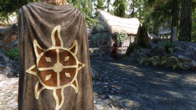 Ретекстур плащів із мода Cloaks Of Skyrim / Cloaks Of Skyrim Retextured SE для Skyrim SE-AE