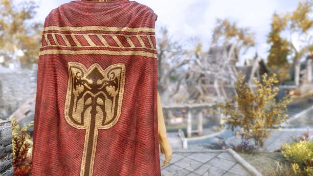 Ретекстур плащів із мода Cloaks Of Skyrim / Cloaks Of Skyrim Retextured SE для Skyrim SE-AE