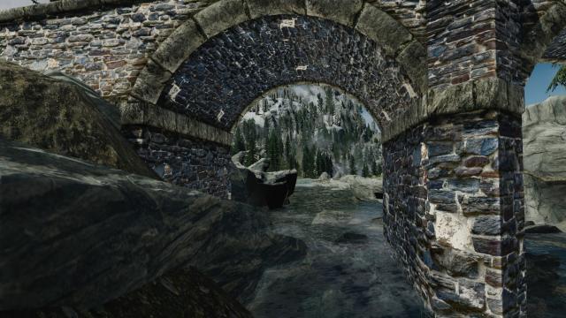 Реалістичні мости 4к / Real Bridges - 4K Bridge Re-texture для Skyrim SE-AE