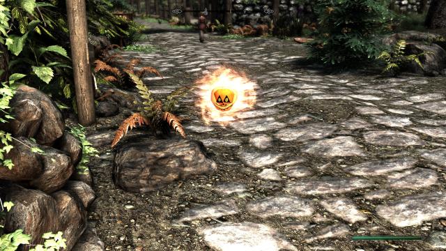 Тыква Ларри / Larry The Pumpkin для Skyrim SE-AE