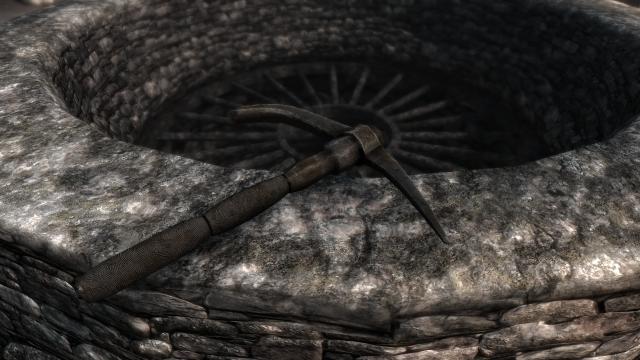 Ретекстур нордской кирки / 4K Nordic Pickaxe для Skyrim SE-AE