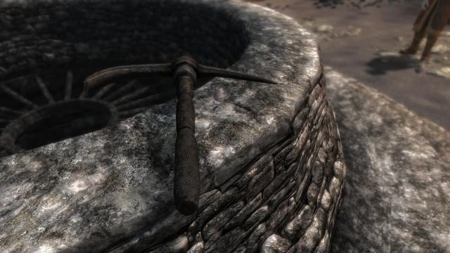 Ретекстур нордской кирки / 4K Nordic Pickaxe для Skyrim SE-AE