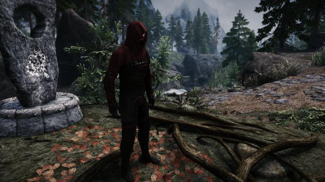 Dark Brotherhood Armor SE для Skyrim SE-AE