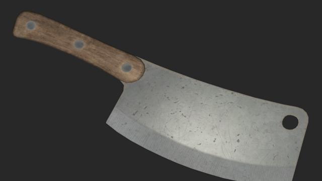 М'ясницький ніж / Meat Cleaver для Skyrim SE-AE
