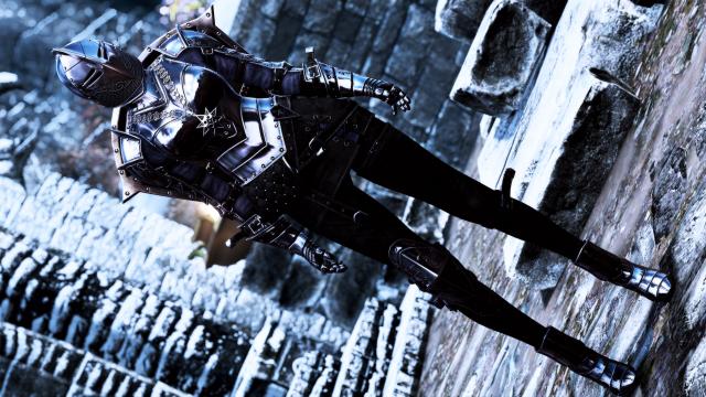 DX Dark Knight Armor - UNP for Skyrim SE-AE