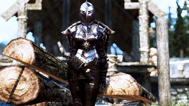 DX Dark Knight Armor - UNP for Skyrim SE-AE