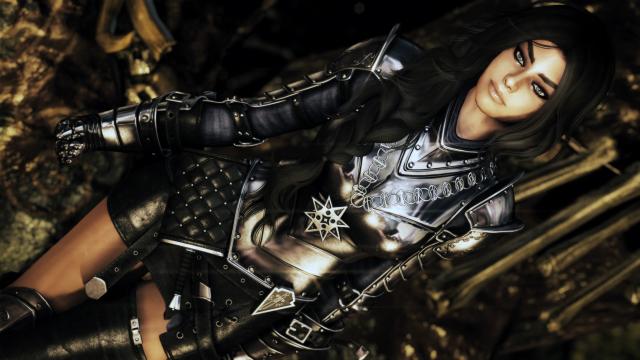 DX Dark Knight Armor - UNP for Skyrim SE-AE