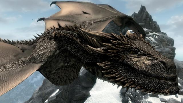 GoT and HotD - Vanilla Dragons Replacer for Skyrim SE-AE