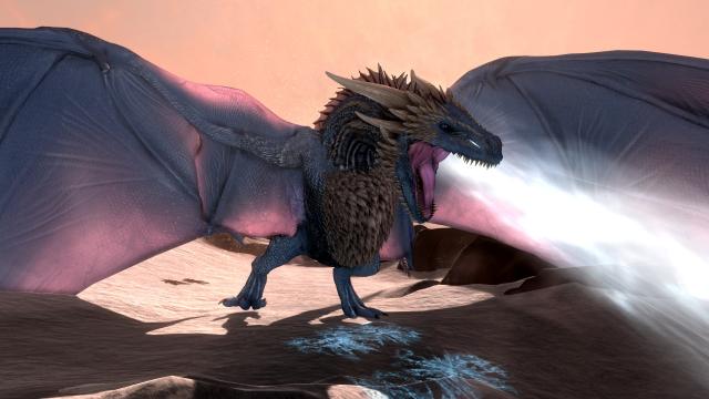 GoT and HotD - Vanilla Dragons Replacer for Skyrim SE-AE