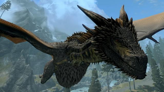 GoT and HotD - Vanilla Dragons Replacer for Skyrim SE-AE