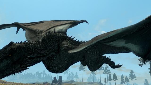GoT and HotD - Vanilla Dragons Replacer for Skyrim SE-AE