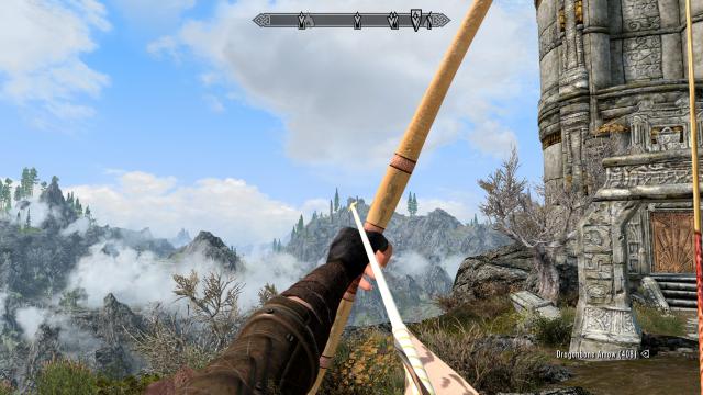 Dragon Longbow SE for Skyrim SE-AE