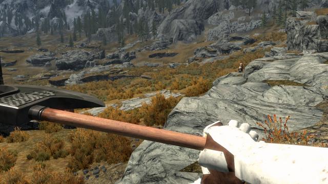 Сокира розбійника / Draconic Brigand Axe для Skyrim SE-AE