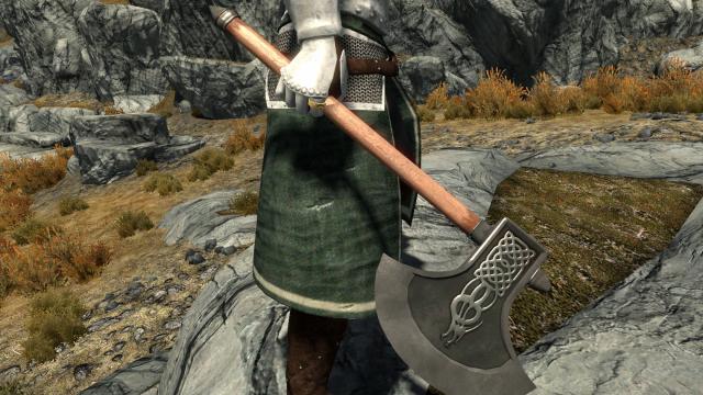 Сокира розбійника / Draconic Brigand Axe для Skyrim SE-AE