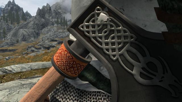 Сокира розбійника / Draconic Brigand Axe для Skyrim SE-AE