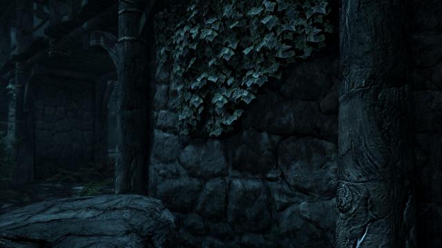 Stone Wall 4k retexture для Skyrim SE-AE