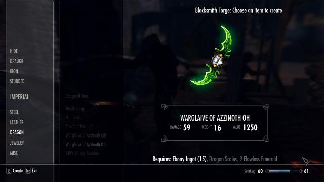 Бойові клинки Аззинота / Warglaive of Azzinoth для Skyrim SE-AE