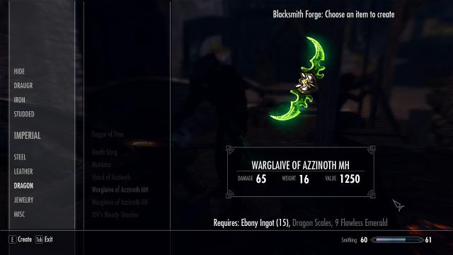 Бойові клинки Аззинота / Warglaive of Azzinoth для Skyrim SE-AE