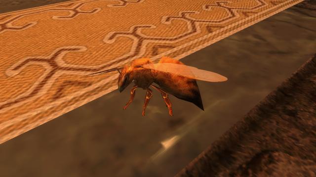 HD бджоли та бджолині соти / HD Bees and Honeycombs для Skyrim SE-AE