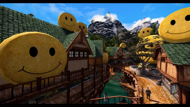 -    Riften - The City of Cheese for Skyrim SE-AE