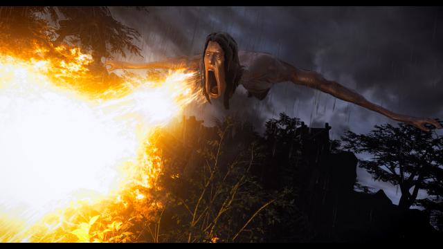 Crimes Against Nature - Tommy Wiseau Dragon Replacer для Skyrim SE-AE