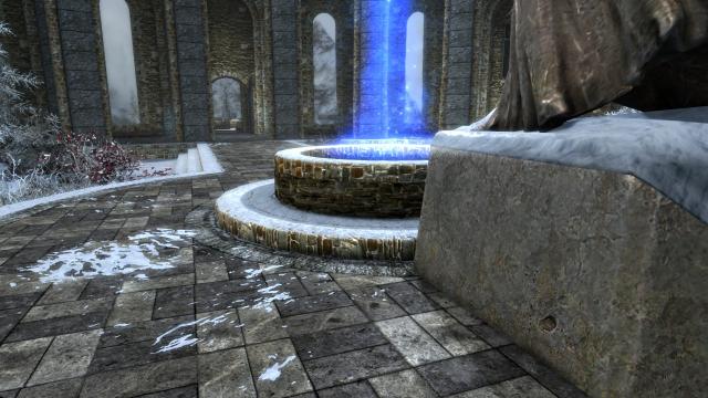 TB’s Improved Winterhold Walls 4K - Ретекстур Колегії Вінтерхолда 2к/4к для Skyrim SE-AE