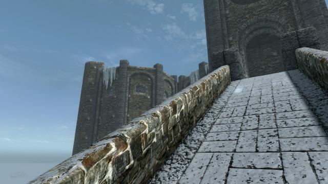 TB’s Improved Winterhold Walls 4K - Ретекстур Колегії Вінтерхолда 2к/4к для Skyrim SE-AE