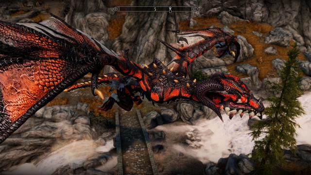 -    Thanatos Odahviing Replacer SE for Skyrim SE-AE