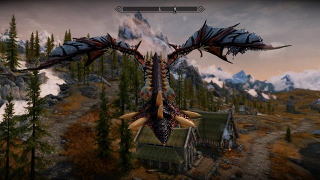 -    Thanatos Odahviing Replacer SE for Skyrim SE-AE