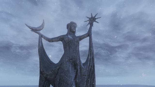 2K-4K Статуї / Iconic Statues для Skyrim SE-AE