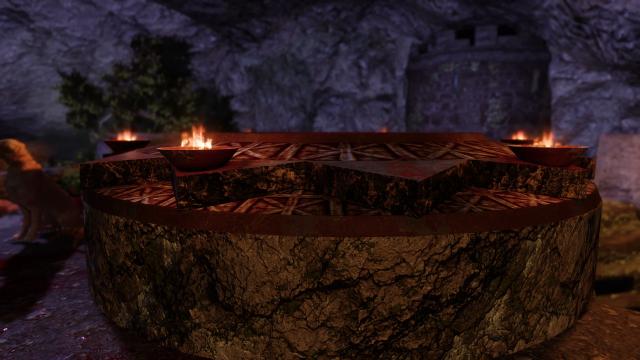 Halffaces - Necromantic Altar для Skyrim SE-AE