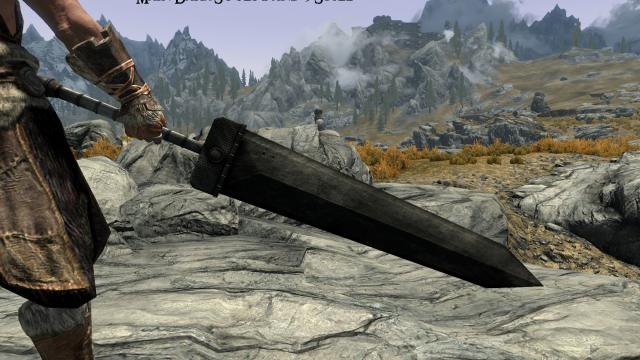 Важкий дворучний меч / The Heavy Greatsword для Skyrim SE-AE