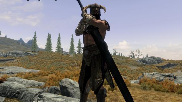 Важкий дворучний меч / The Heavy Greatsword для Skyrim SE-AE