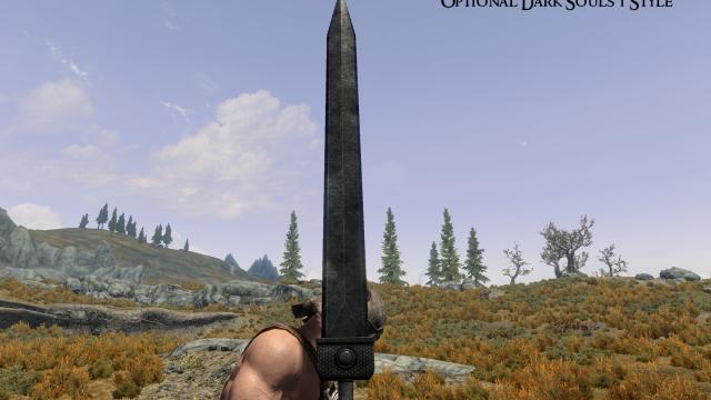 Важкий дворучний меч / The Heavy Greatsword для Skyrim SE-AE