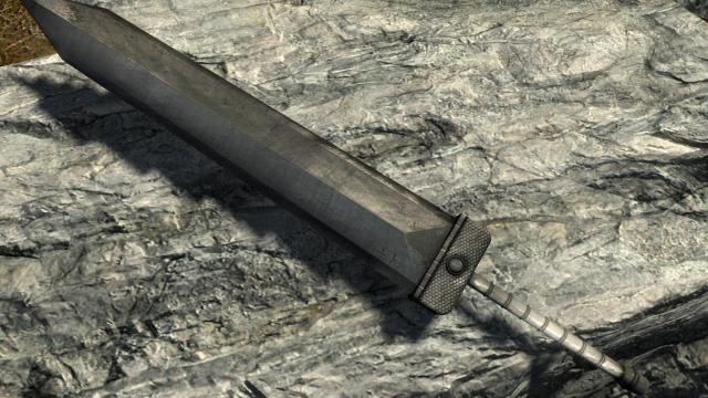 Важкий дворучний меч / The Heavy Greatsword для Skyrim SE-AE