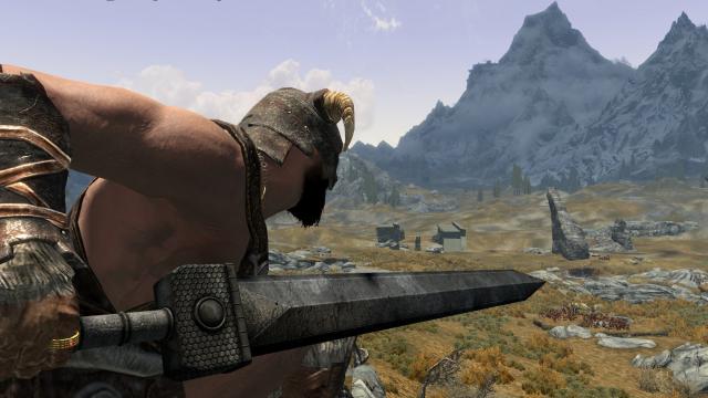 Важкий дворучний меч / The Heavy Greatsword для Skyrim SE-AE