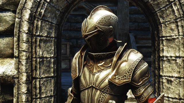 Серебряная броня / Silver Armor SE для Skyrim SE-AE