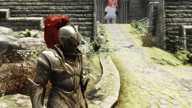 Серебряная броня / Silver Armor SE для Skyrim SE-AE