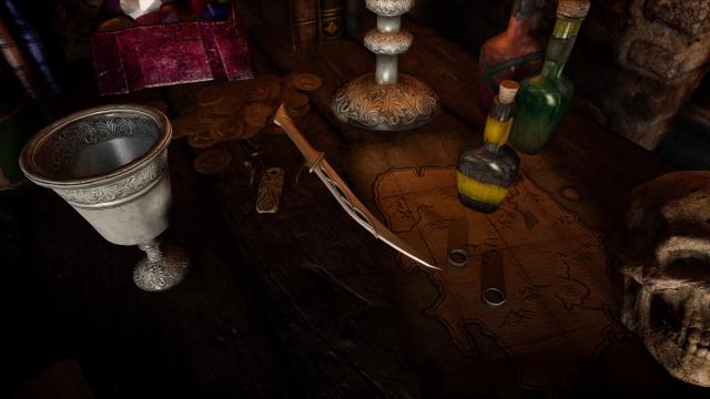Elven Daggers для Skyrim SE-AE