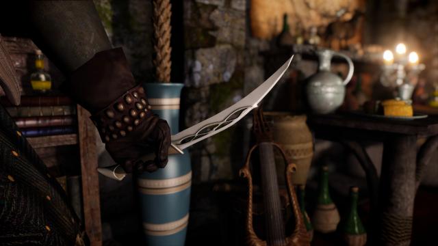 Elven Daggers для Skyrim SE-AE