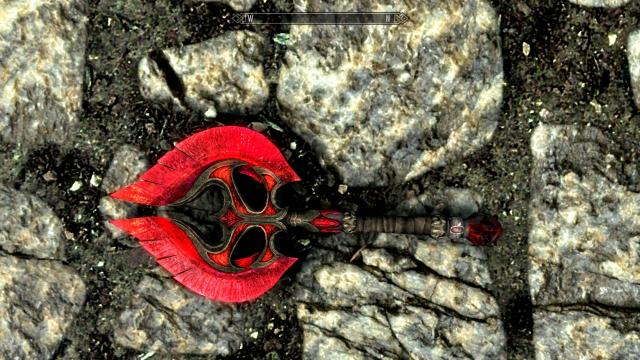 Blood Glass Weapons - Кроваво-скляне спорядження для Skyrim SE-AE