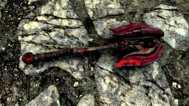 Blood Glass Weapons - Кроваво-скляне спорядження для Skyrim SE-AE