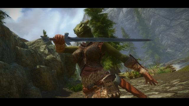 Проста сталева зброя / Simple Steel Weapons SE для Skyrim SE-AE